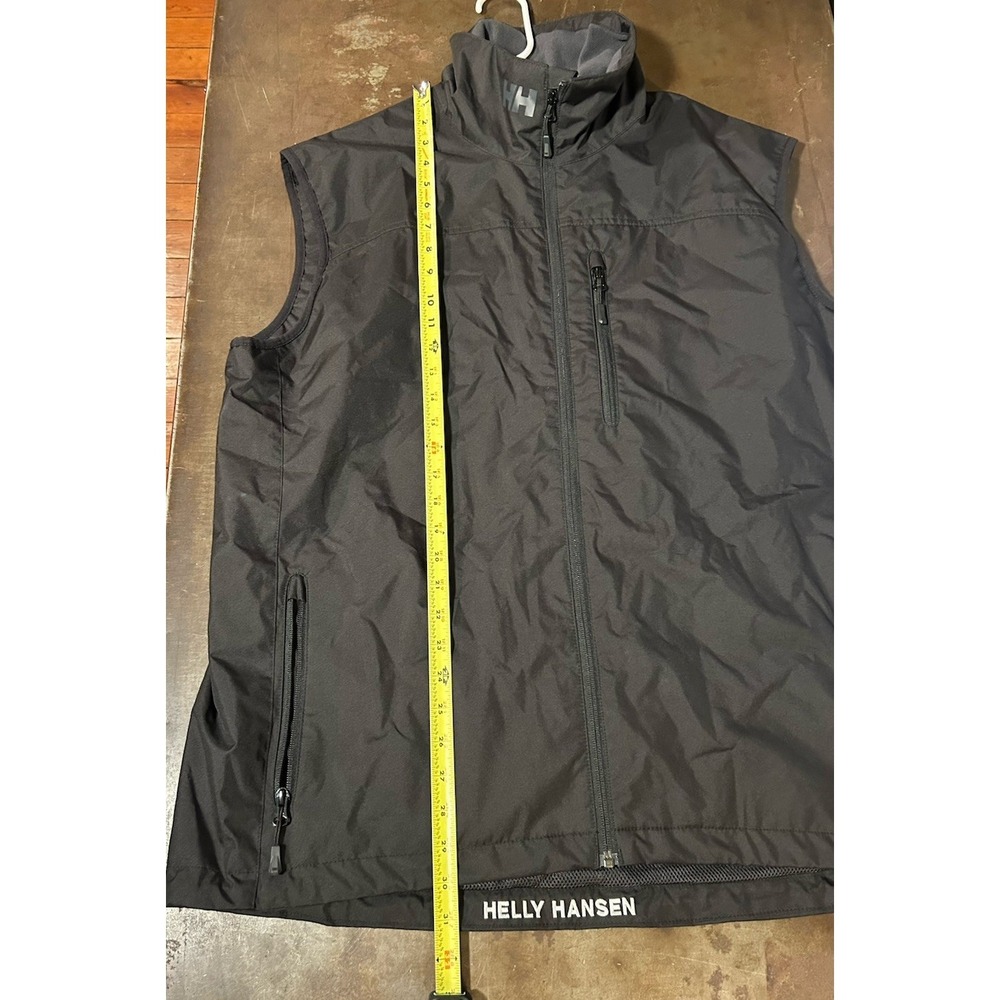 Helly Hansen Crew Grey Vest 2.0 Mens Size XXL 2XL Gray Full Zip - Picture 12 of 12